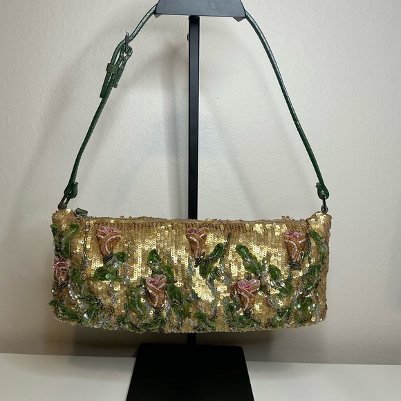 Valentino Garavani Handbags - Vintage Valentino Garavani Sequin and Beaded Bag